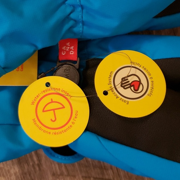 Kombi Neon Sky Winter Gloves M 4-5yrs - Picture 3 of 5